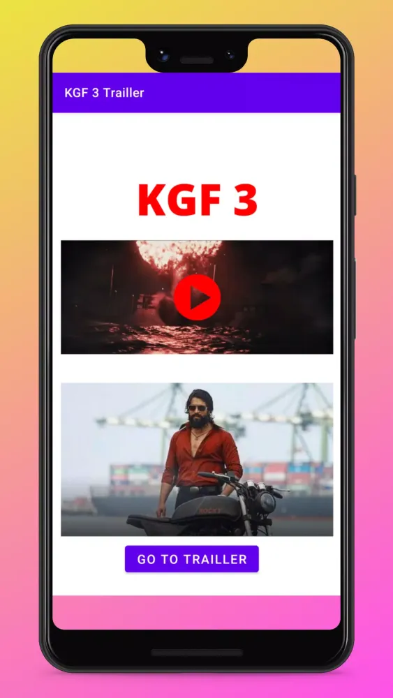 Captures d'écran de KGF 3 : Trailer
