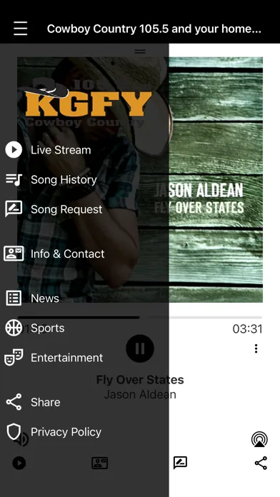 Capturas de pantalla de KGFY Cowboy Country 105.5 FM