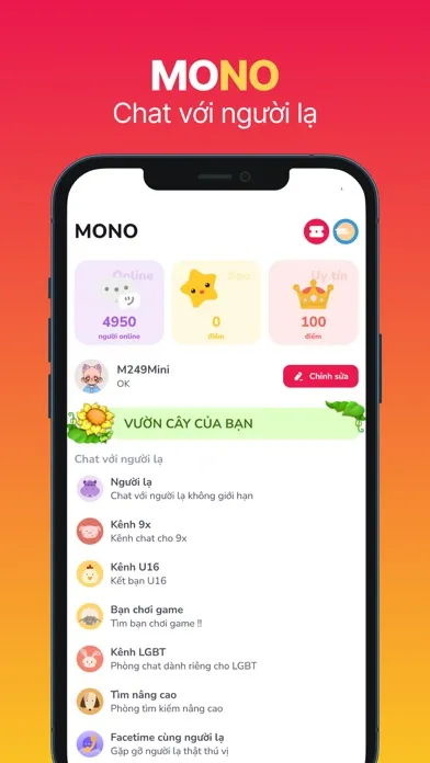 Скриншоты MONO - Chat với người lạ