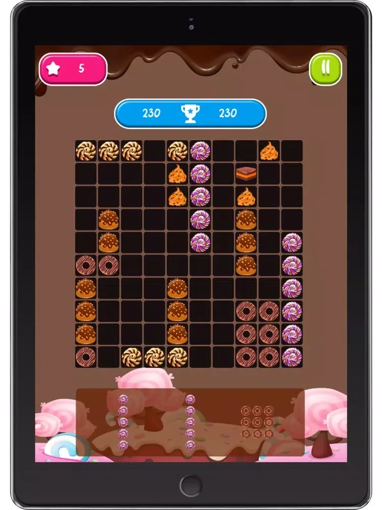 ภาพหน้าจอของ Candy 1010 - a leisure game iPad 