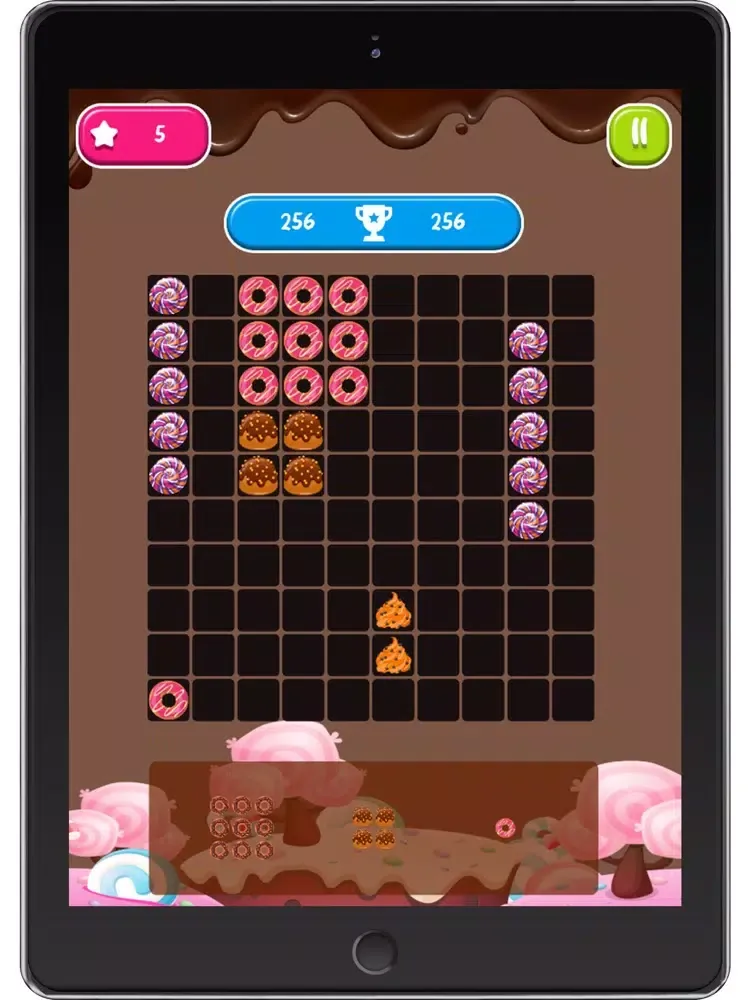 ภาพหน้าจอของ Candy 1010 - a leisure game iPad 