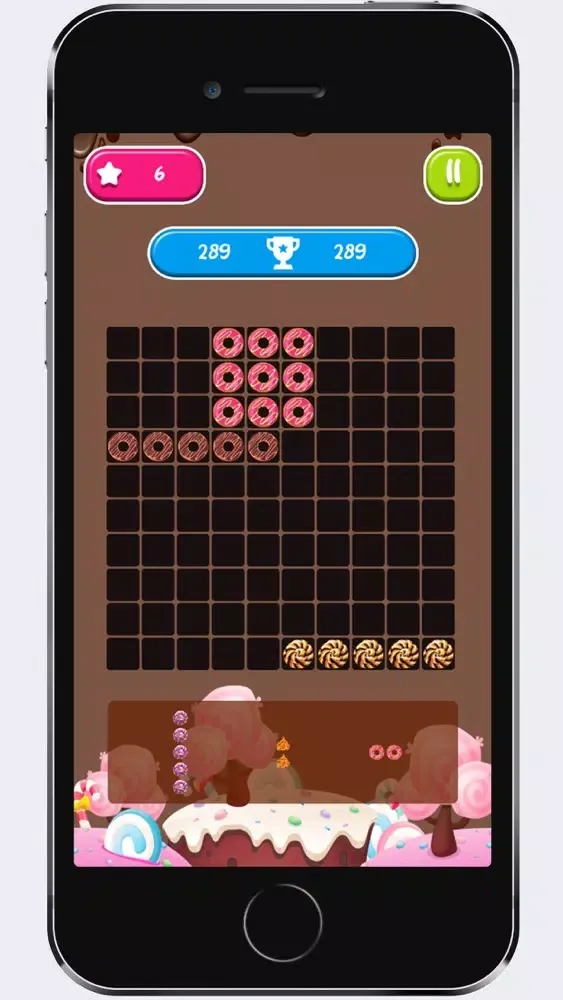 ภาพหน้าจอของ Candy 1010 - a leisure game