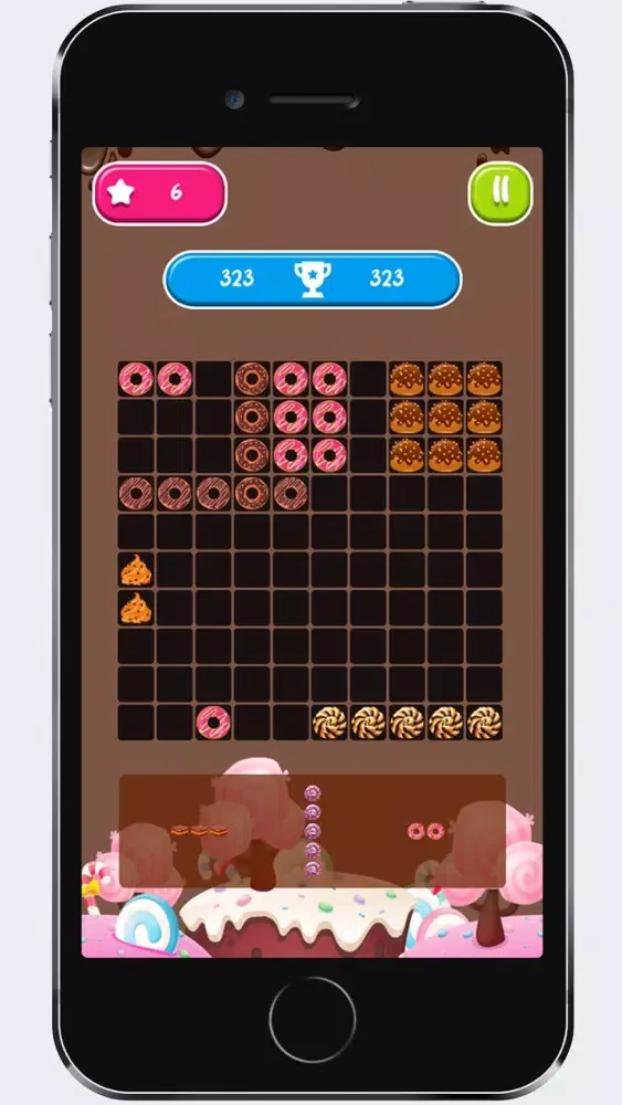 ภาพหน้าจอของ Candy 1010 - a leisure game