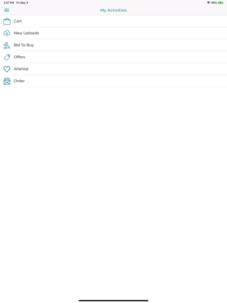 ภาพหน้าจอของ KGK Live iPad 