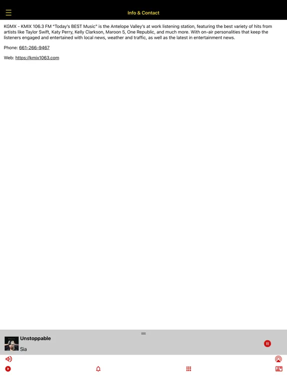 KMIX 106.3 iPad  স্ক্রিনশট