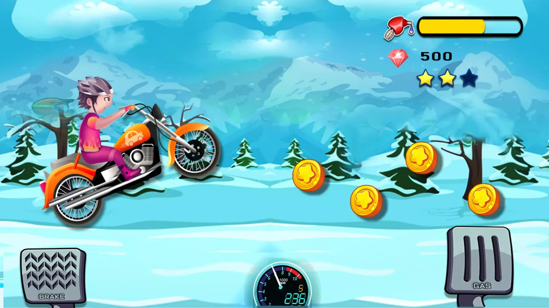 Bike Hill Racing - Bike Game Screenshots