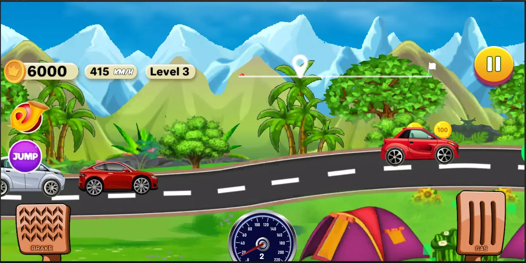 Mountain Hill Climb Car Racer Screenshots