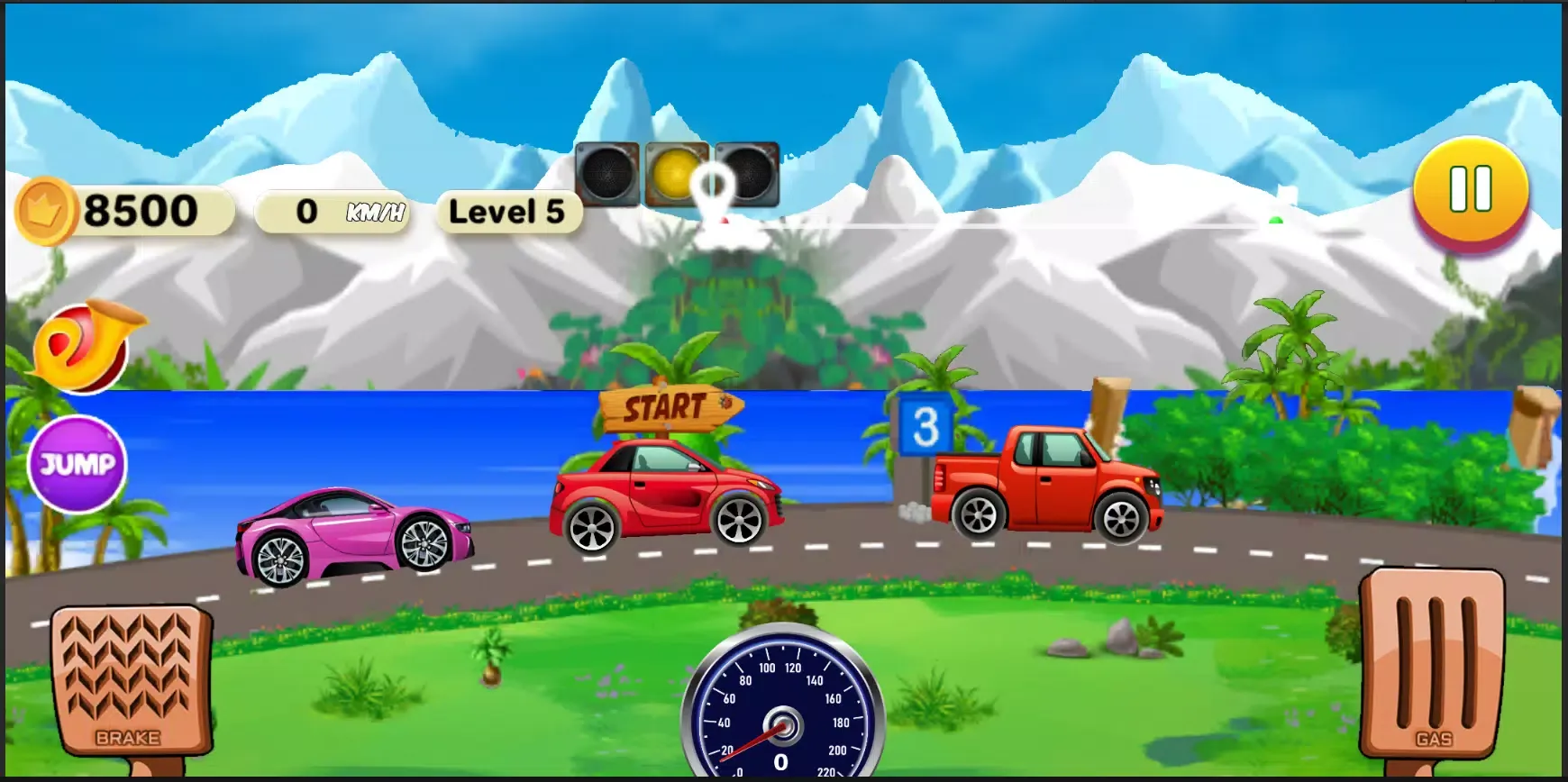 Mountain Hill Climb Car Racer Screenshots