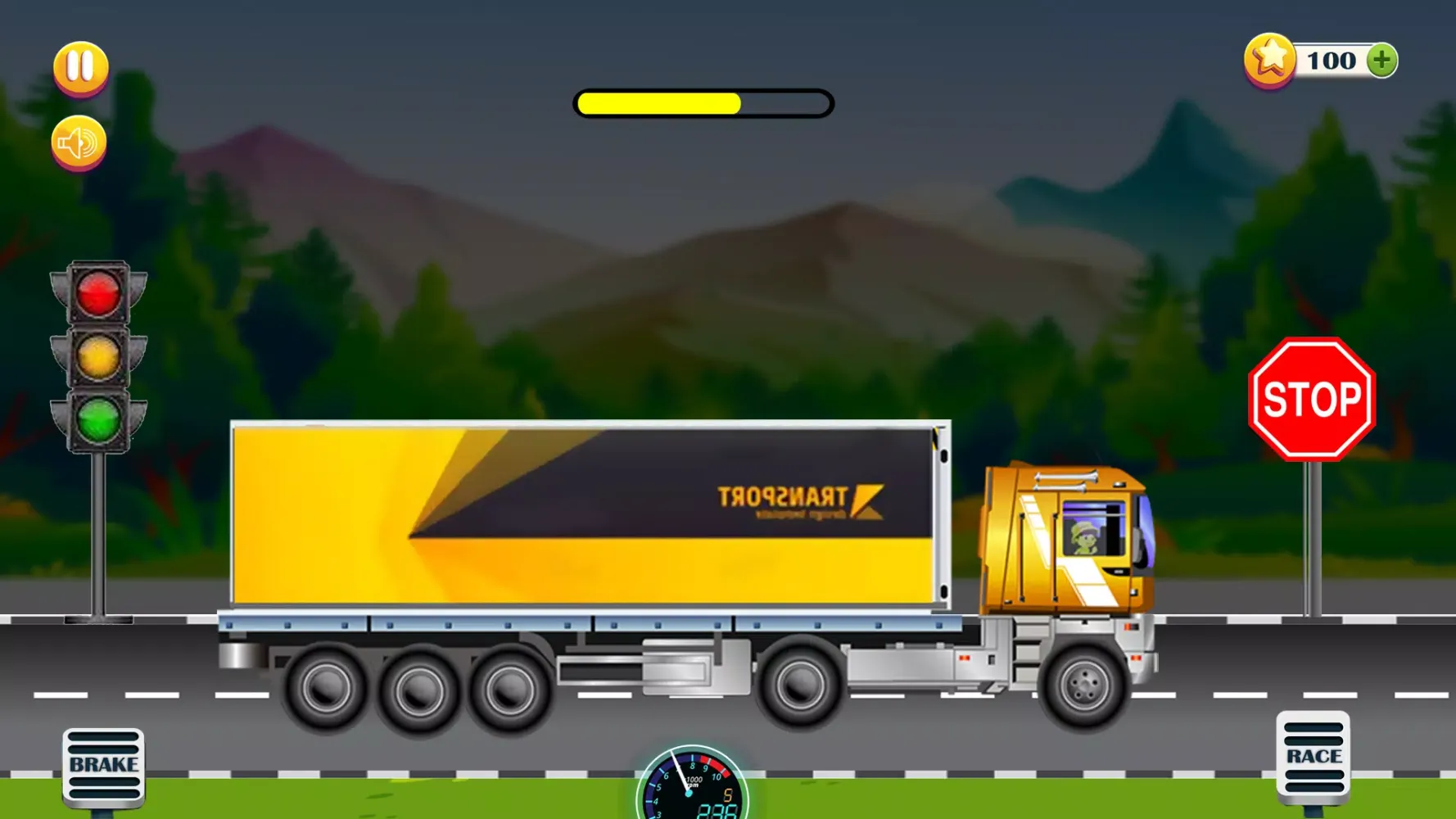Capturas de tela do Cargo Truck Driving-Truck Game