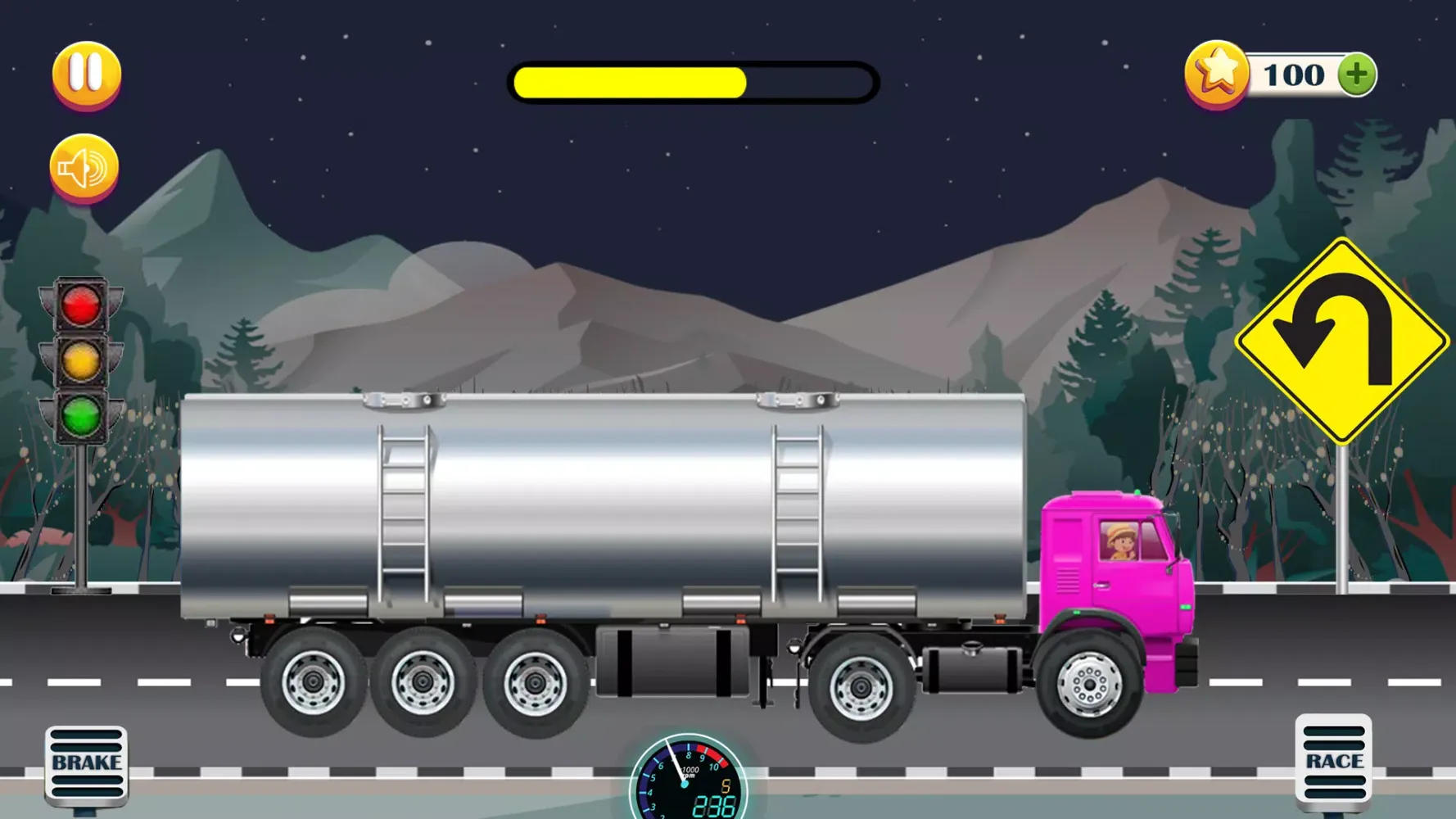 Capturas de tela do Cargo Truck Driving-Truck Game