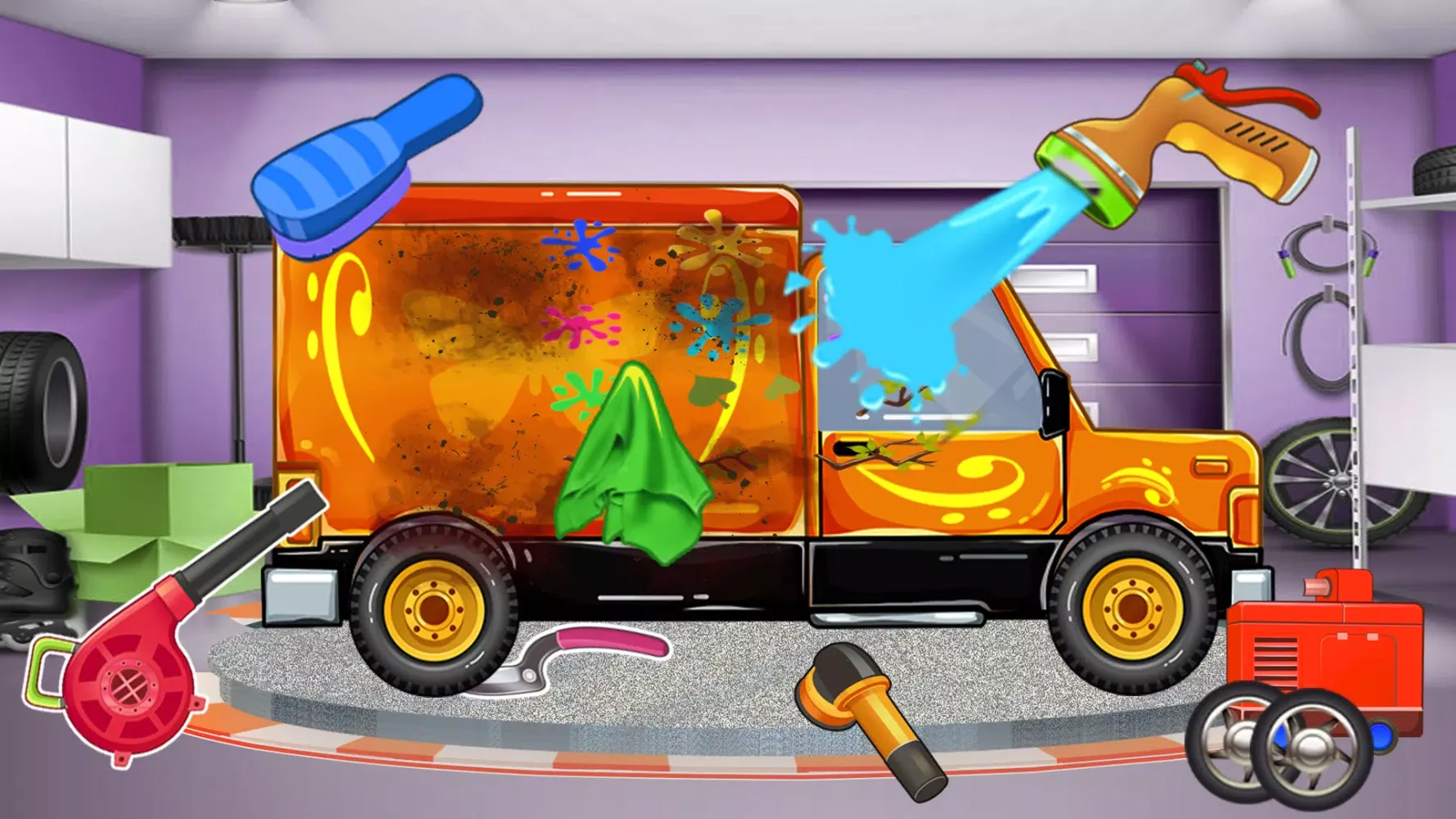 Truck Games Car Wash Salon Screenshots
