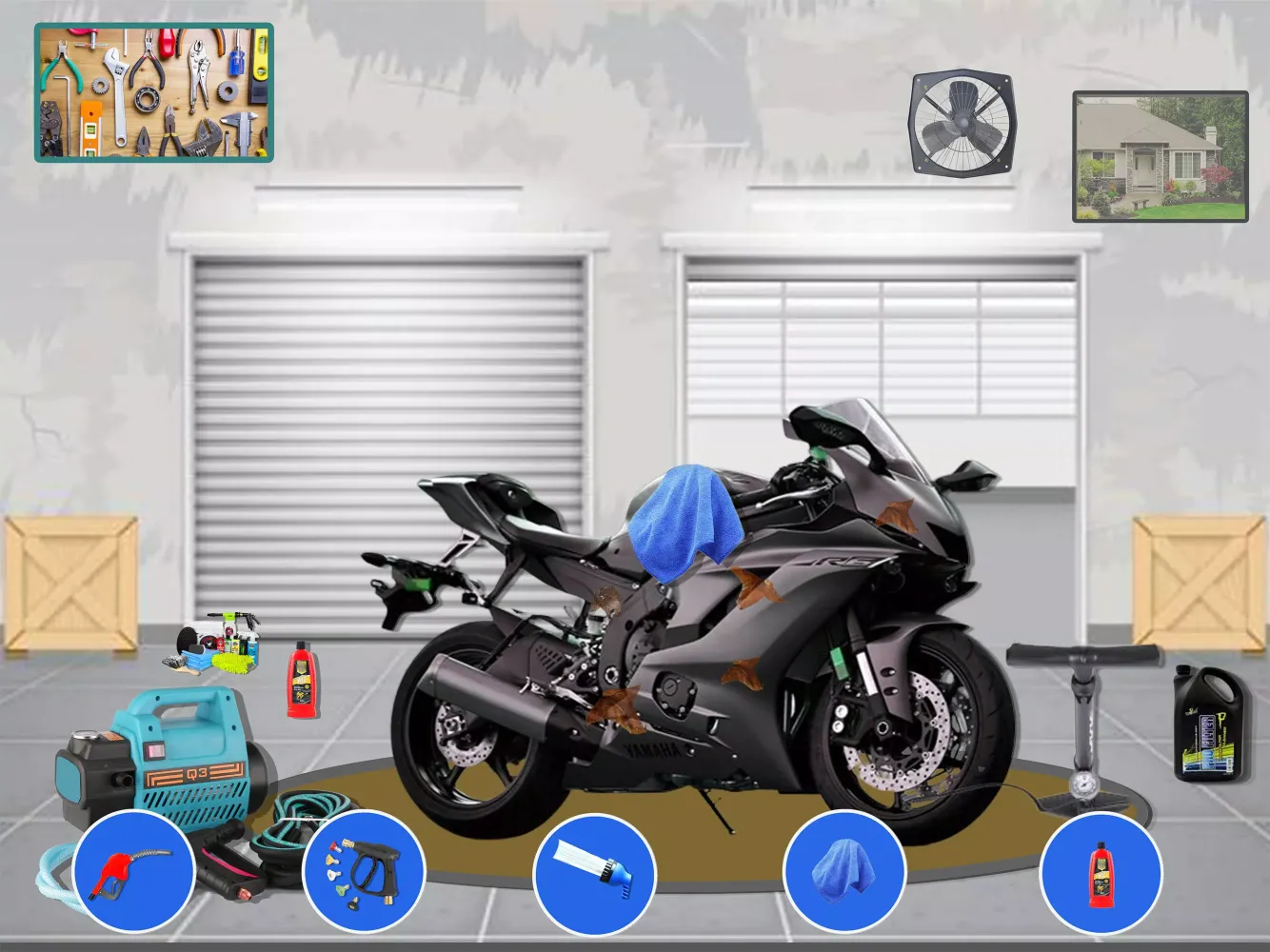 Bike Service Game - Bike Game স্ক্রিনশট