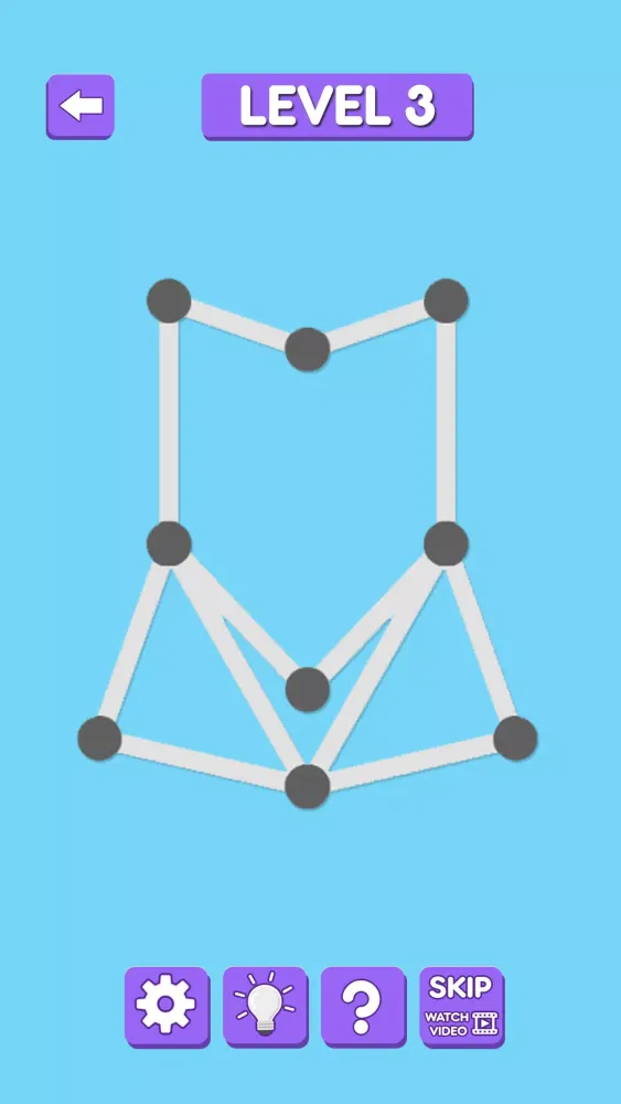 One Line Draw Puzzle Games Screenshots