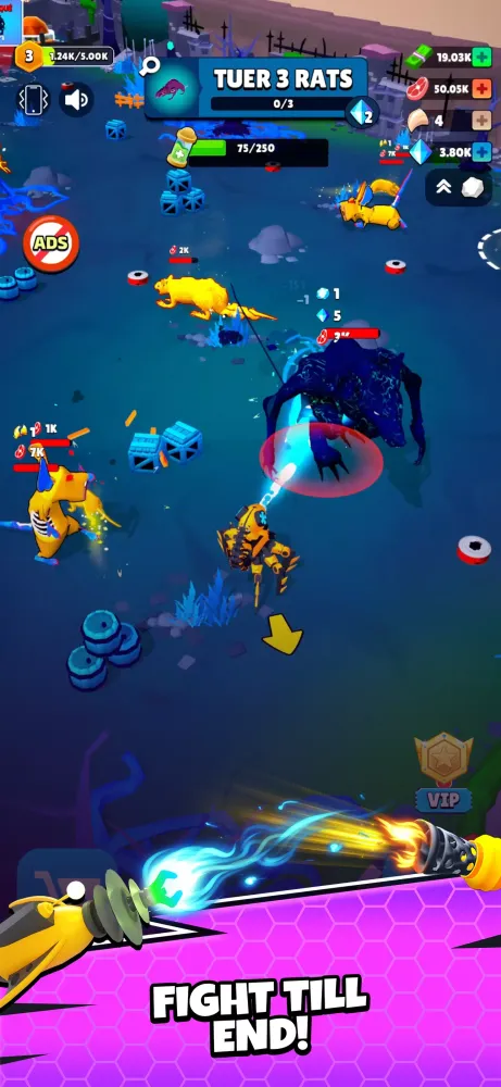 Capturas de tela do Rat Killer Robot Invasion