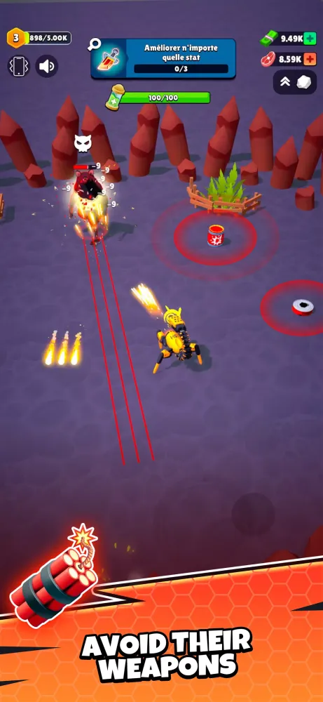 Capturas de tela do Rat Killer Robot Invasion