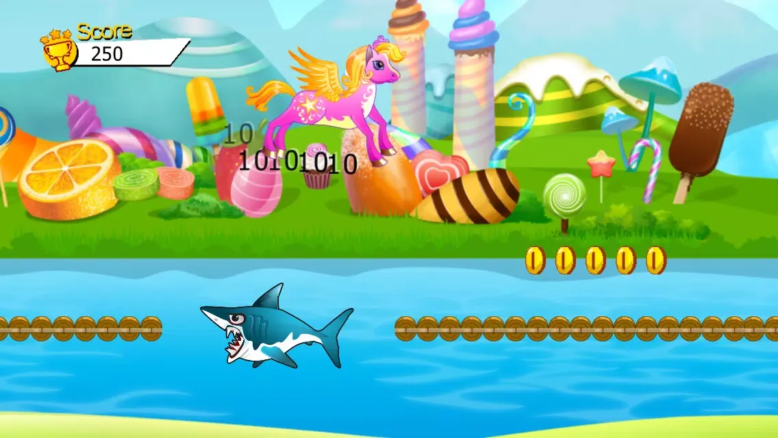 Pony Run Shark Attack应用截图