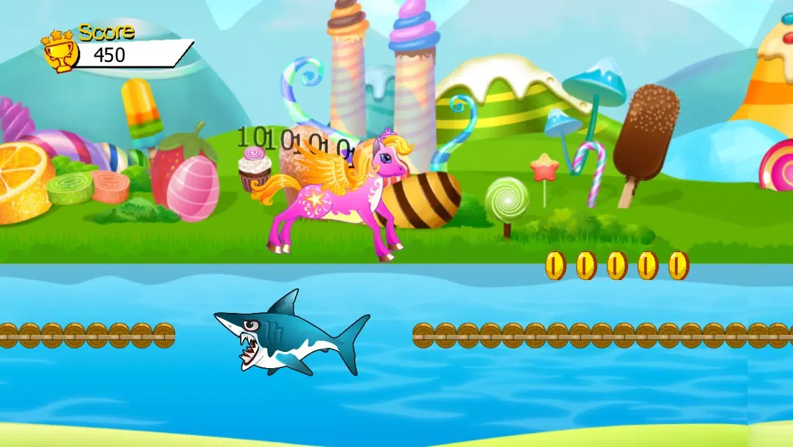 Pony Run Shark Attack应用截图