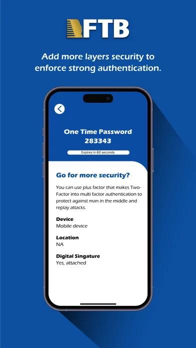 Скриншоты FTB eToken App