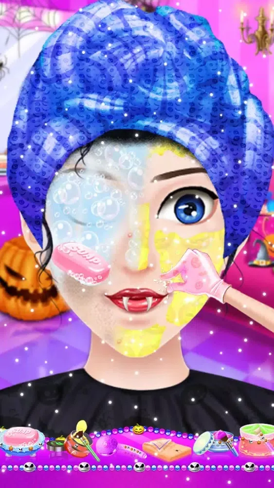 Captures d'écran de Makeup Halloween Games 2019
