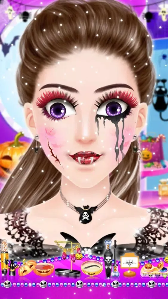 Captures d'écran de Makeup Halloween Games 2019