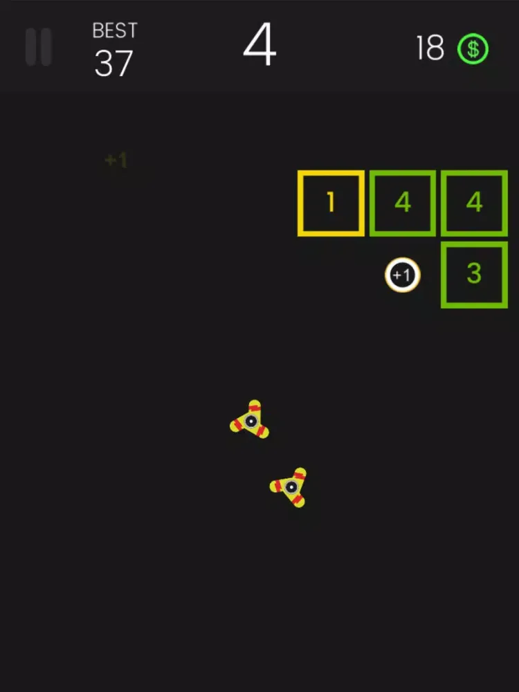 Ảnh chụp màn hình của Spinner Fight - fidget finger tricky shot bricks iPad 