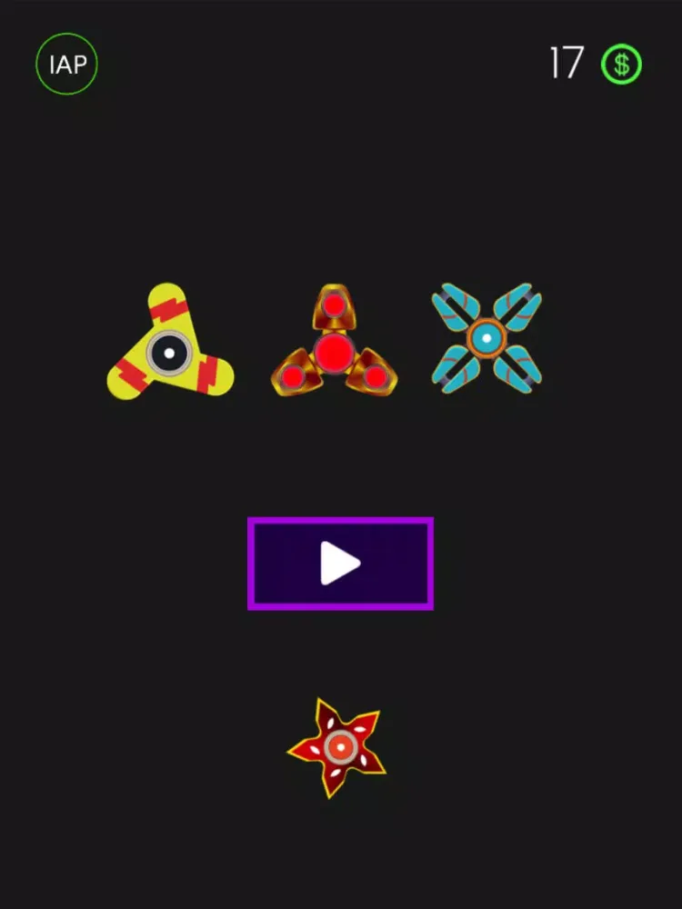 Ảnh chụp màn hình của Spinner Fight - fidget finger tricky shot bricks iPad 