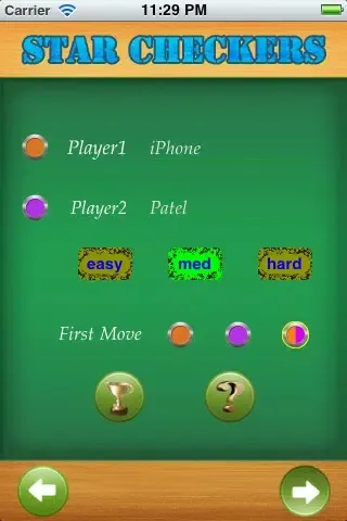 Ảnh chụp màn hình của Star Checkers