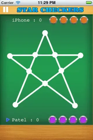 Ảnh chụp màn hình của Star Checkers