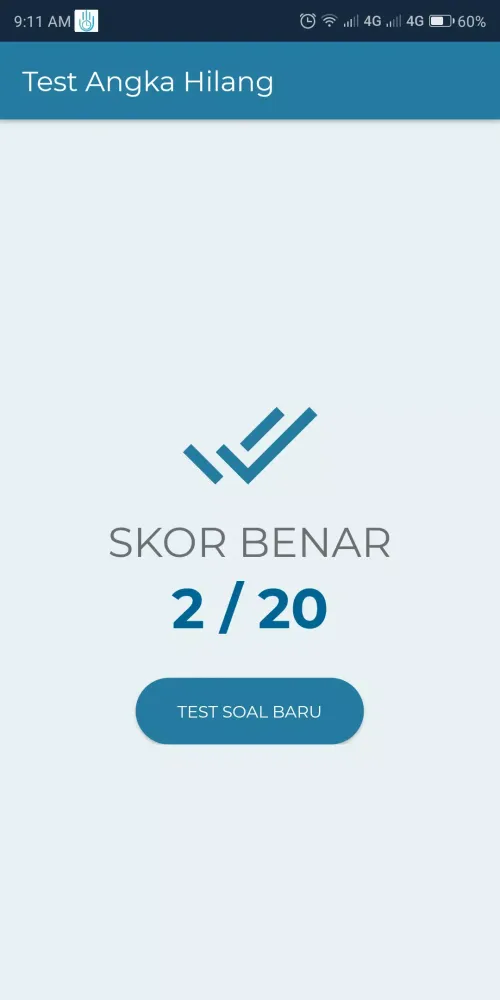 Latihan Test Angka Hilang应用截图
