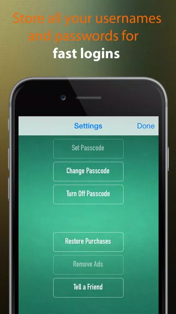 Best Fingerprint Password Manager With Secret Passcode - to Keep Secure Your Digital Vault স্ক্রিনশট
