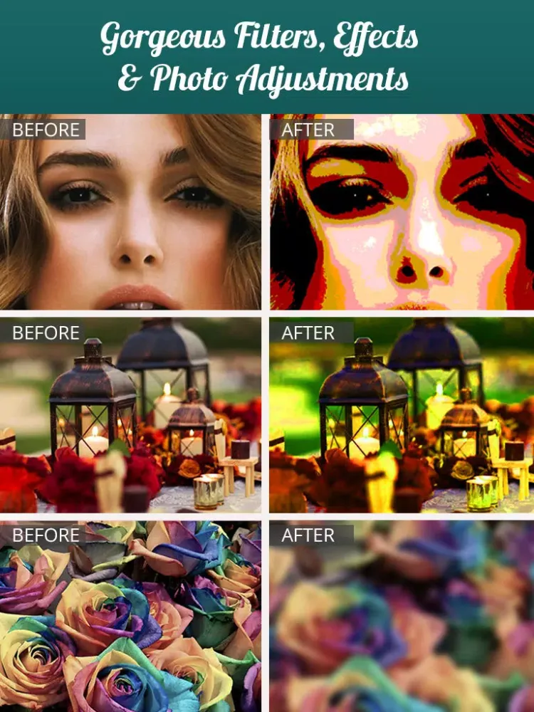 Zrzuty ekranu Photo Editor for Effects, Filters etc - Share Your Pics into Social Networks! iPad 