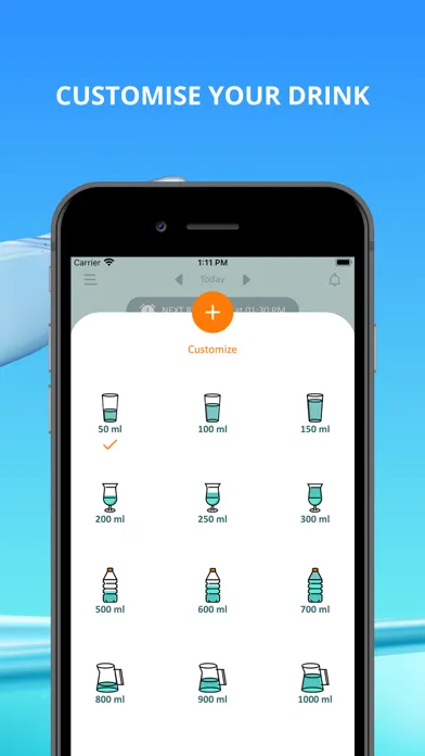 Tangkapan layar My Water: Drink Water Tracker