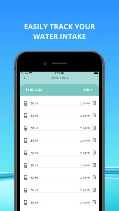 Tangkapan layar My Water: Drink Water Tracker