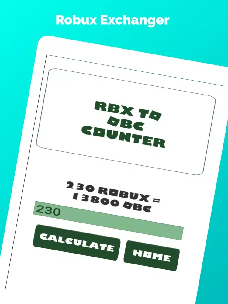 Capturas de tela do RBX Calculator - Robuxmania iPad 