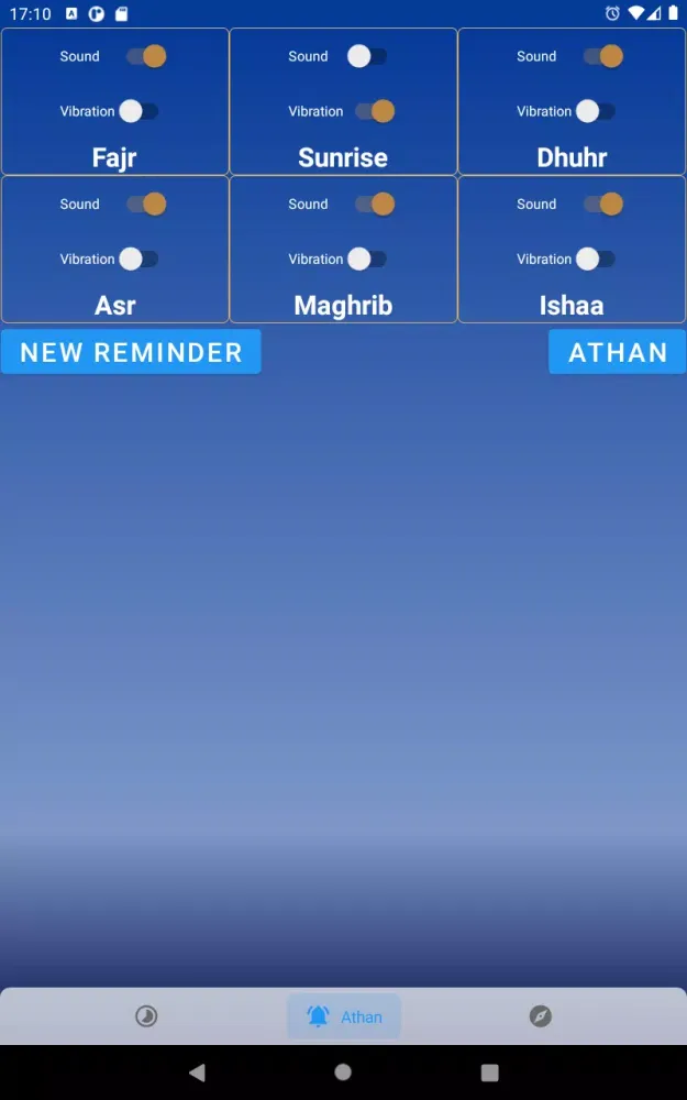 Qibla direction & prayer times Screenshots