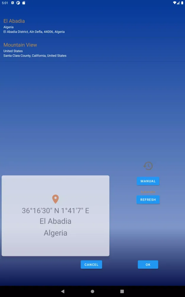 Qibla direction & prayer times Screenshots