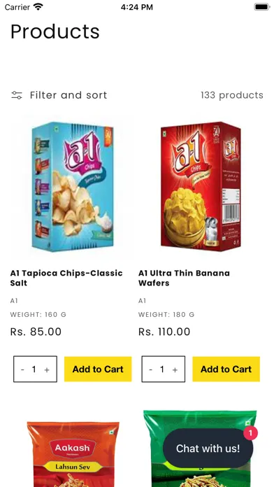 Ảnh chụp màn hình của Snacks and More