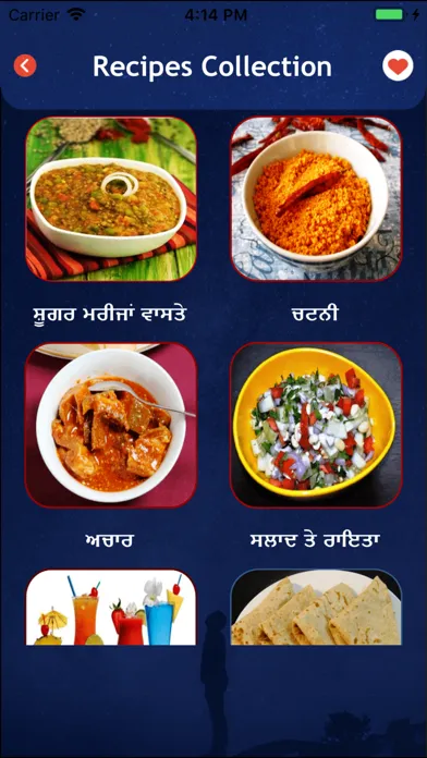 Punjabi Recipes - Indian Food 스크린샷
