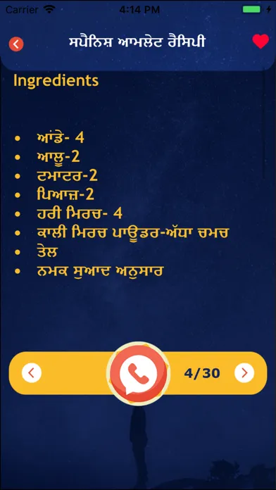 Punjabi Recipes - Indian Food 스크린샷