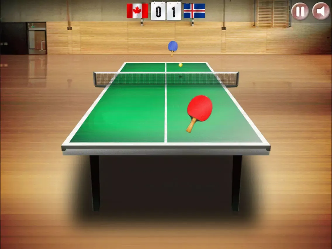 Capturas de tela do Table Tennis 3D Champion iPad 
