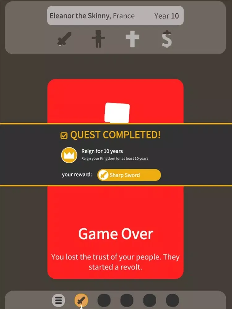 Tangkapan skrin Car Swiping Decision game iPad 