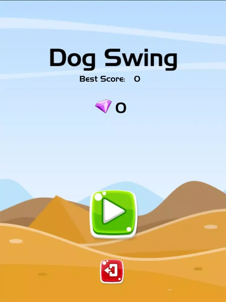 ภาพหน้าจอของ Dog Swing iPad 