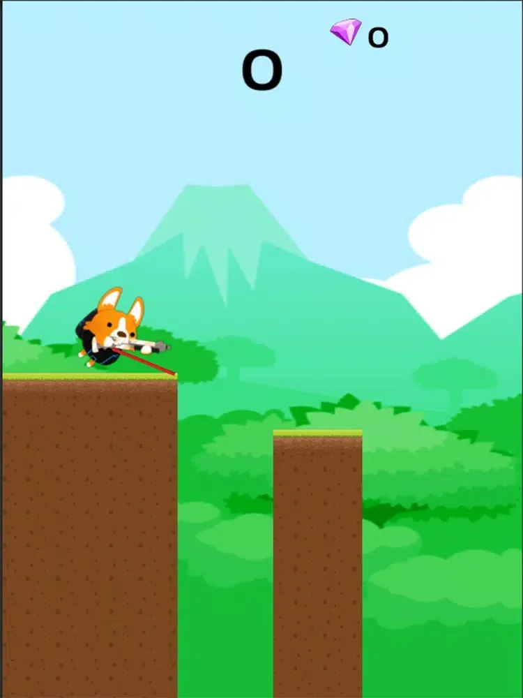ภาพหน้าจอของ Dog Swing iPad 