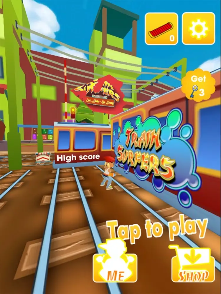 Sky Train Surfers iPad  Ekran Görüntüleri
