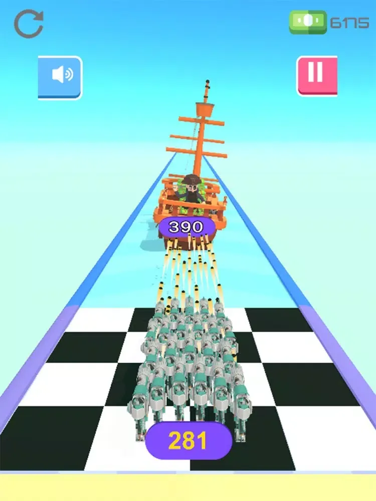 Weapon Run-Pirate Island iPad  Screenshots