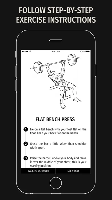 Jim.Coach - Gym Workout Trainer 스크린샷