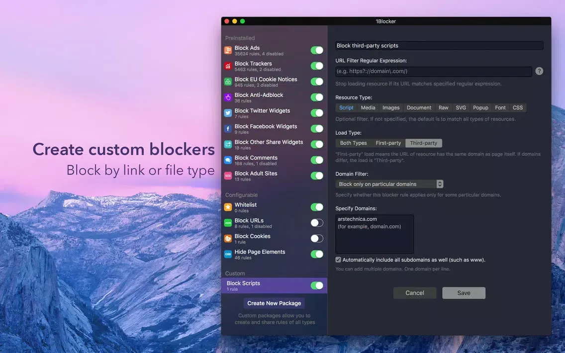 صور 1Blocker for Safari