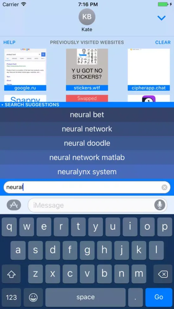 ภาพหน้าจอของ Snappy Browser - send links and quotes
