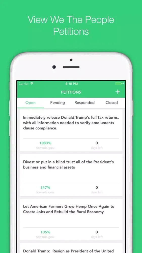 Screenshot di My Voice - Sign WtP Petitions