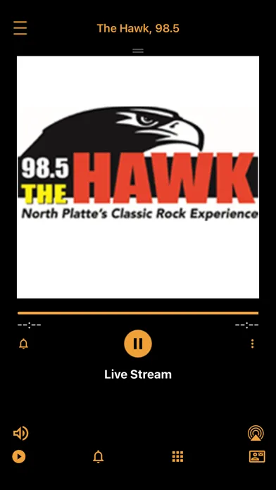 The Hawk, 98.5 FM KHAQ スクリーンショット